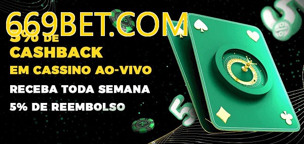 Promoções do cassino ao Vivo 669BET.COM